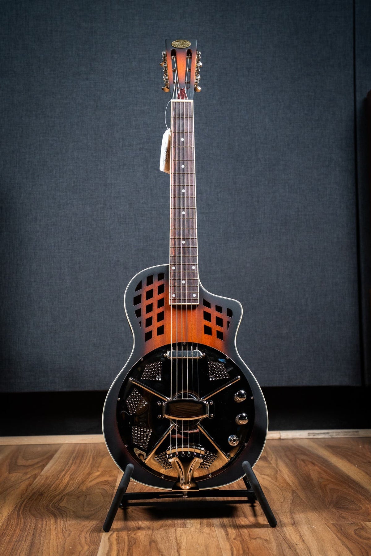 Bourbon Street BSR-LSA-MS-E 'Louisiana' Single Cone Resonator w/Pickup + Case