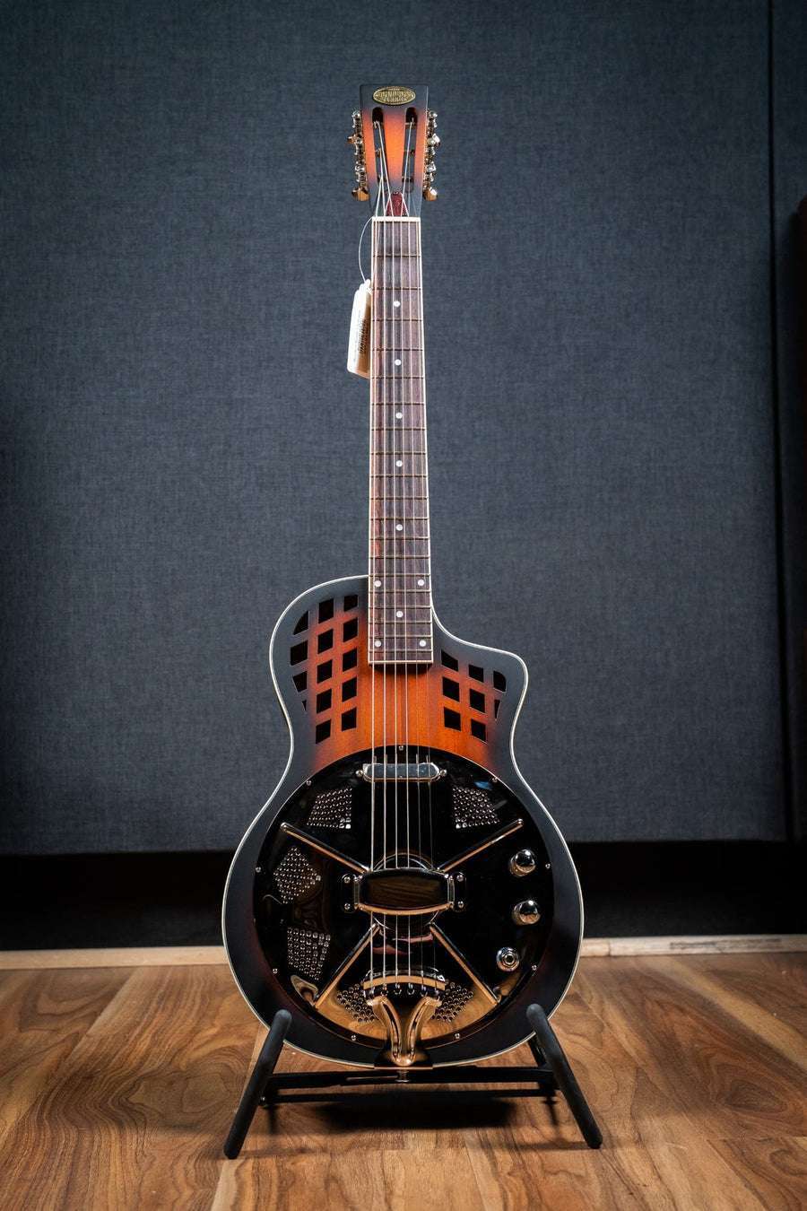 Bourbon Street BSR-LSA-MS-E 'Louisiana' Single Cone Resonator w/Pickup + Case