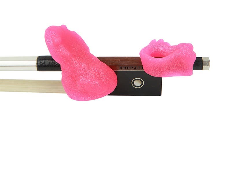 BOW HOLD BUDDIES - ACCESSORIES SET - SPARKLY PINK / THINGS 4 STRINGS (VIOLINS AUSTRALIA)