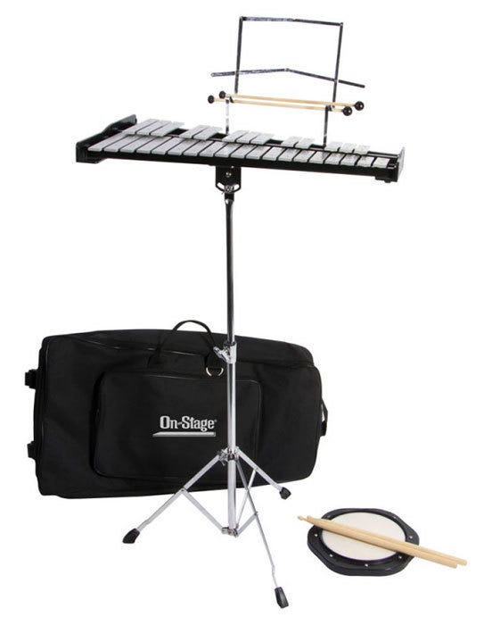 OnStage BSK2500 Bell Percussion Kit w/Stand and Bag