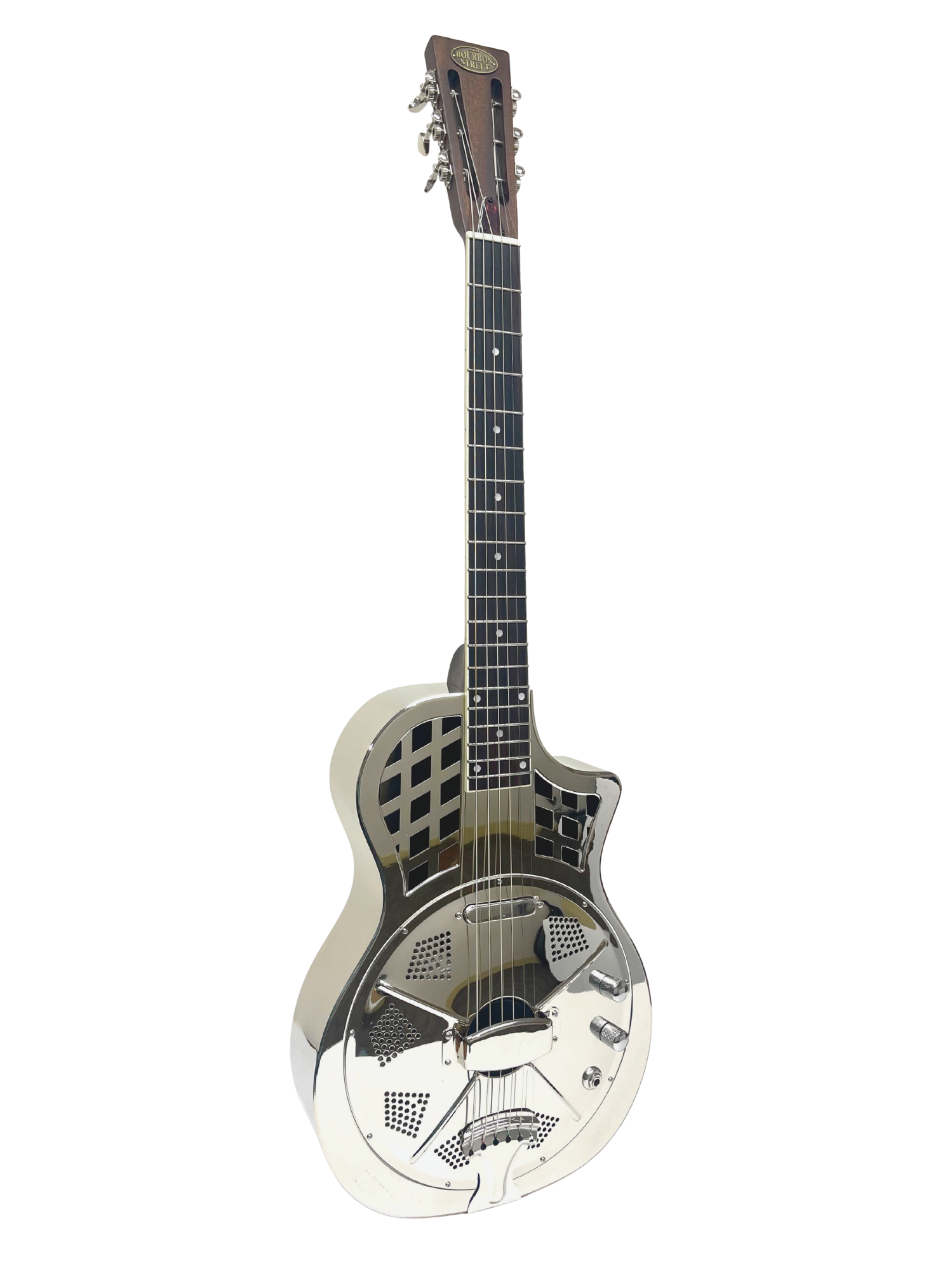 Bourbon Street BSR-LSA-1CN 'Louisiana' Single Cone Resonator w/Pickup + Case
