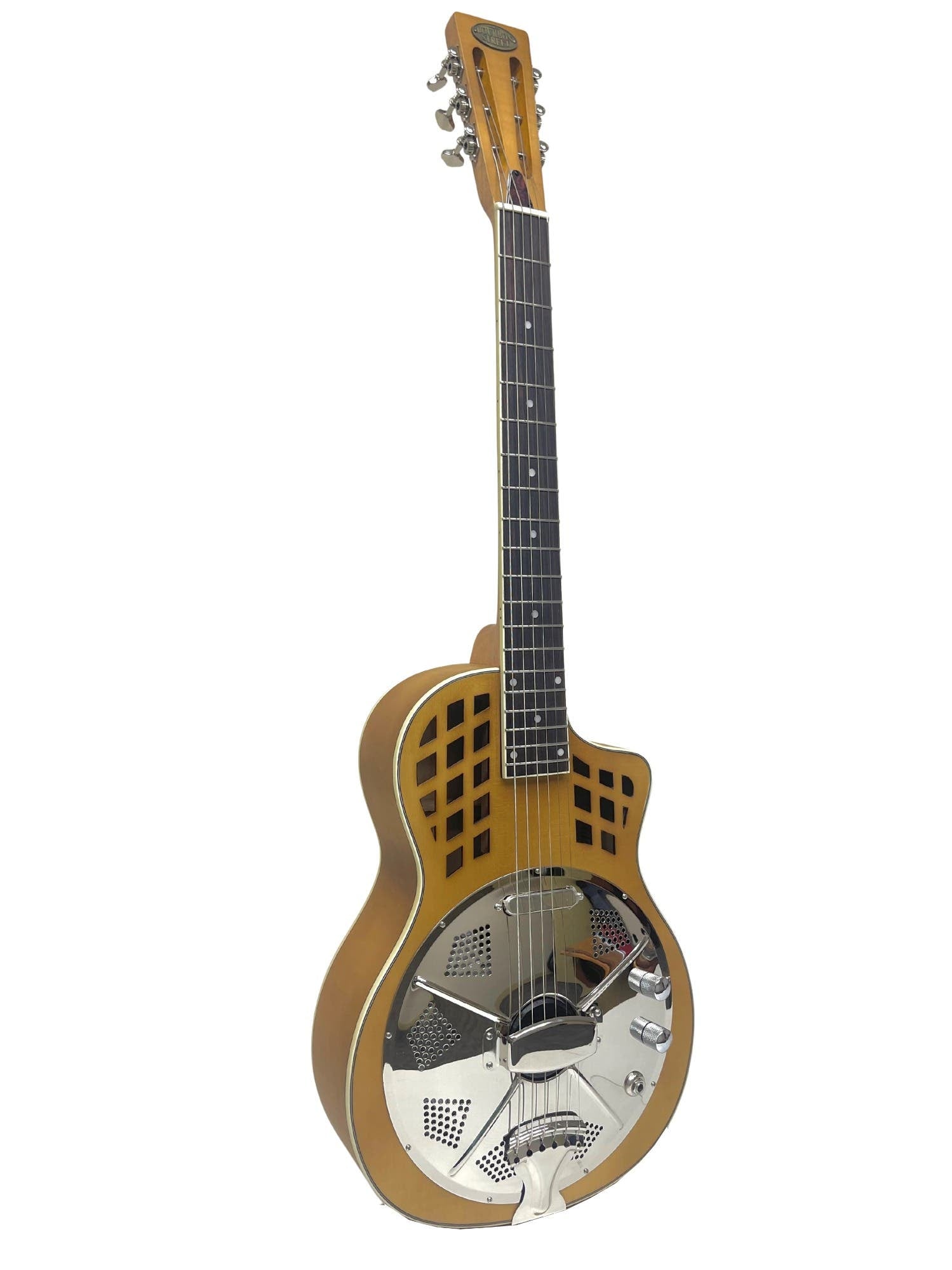 Bourbon Street BSR-LSA-FM-E 'Louisiana' Single Cone Resonator w/Pickup + Case