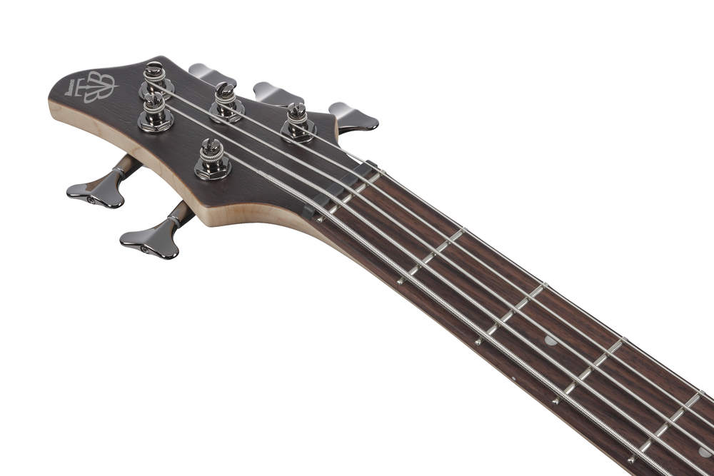 Ibanez BTB605 5 String Electric Bass - Transparent Gray Flat