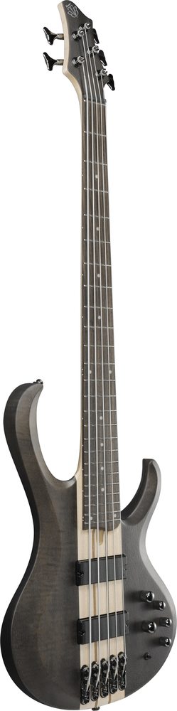 Ibanez BTB605 5 String Electric Bass - Transparent Gray Flat