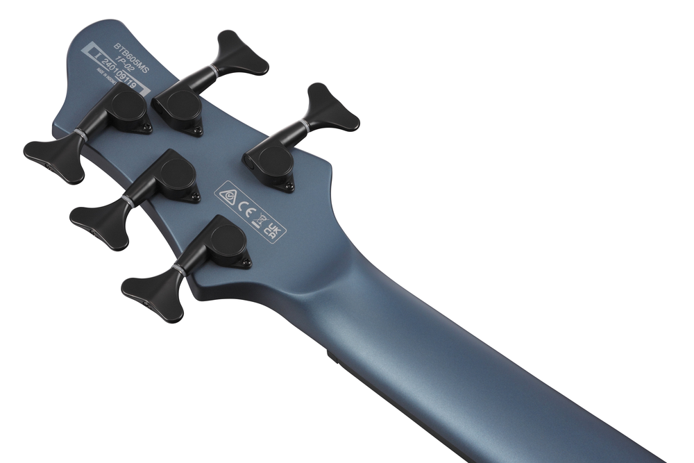 Ibanez BTB605MS 5 String Electric Bass w/ Case - Midnight Arctic Ocean Matte