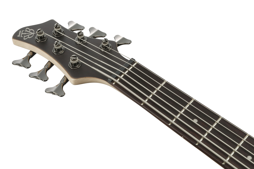 Ibanez BTB606 6 String Electric Bass - Transparent Gray Flat