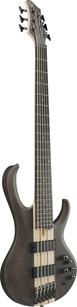 Ibanez BTB606 6 String Electric Bass - Transparent Gray Flat