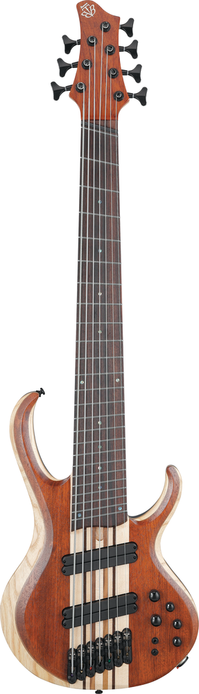 Ibanez BTB7MSNML 7 String Electric Bass Guitar - Natural Mocha Low Gloss