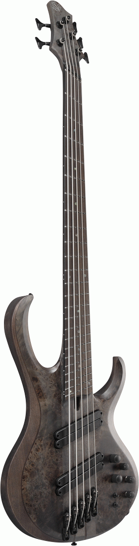 Ibanez BTB805MS TGF 5-String Multi-Scale Electric Bass - Transparent Gray Flat