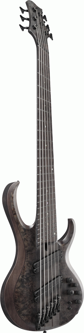 Ibanez BTB806MS TGF 6-String Multi-Scale Electric Bass - Transparent Gray Flat