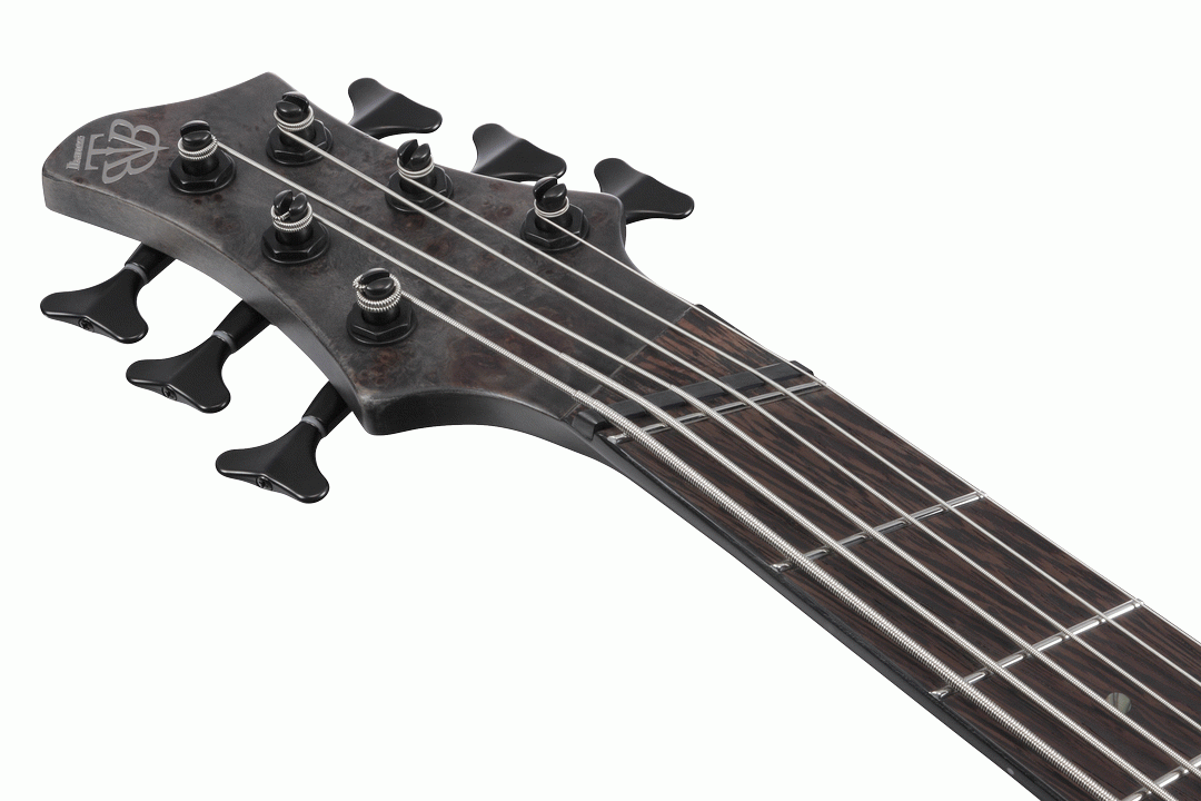 Ibanez BTB806MS TGF 6-String Multi-Scale Electric Bass - Transparent Gray Flat