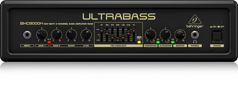 Behringer Ultrabass BXD3000H Bass Amp Head