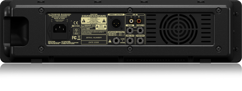 Behringer Ultrabass BXD3000H Bass Amp Head