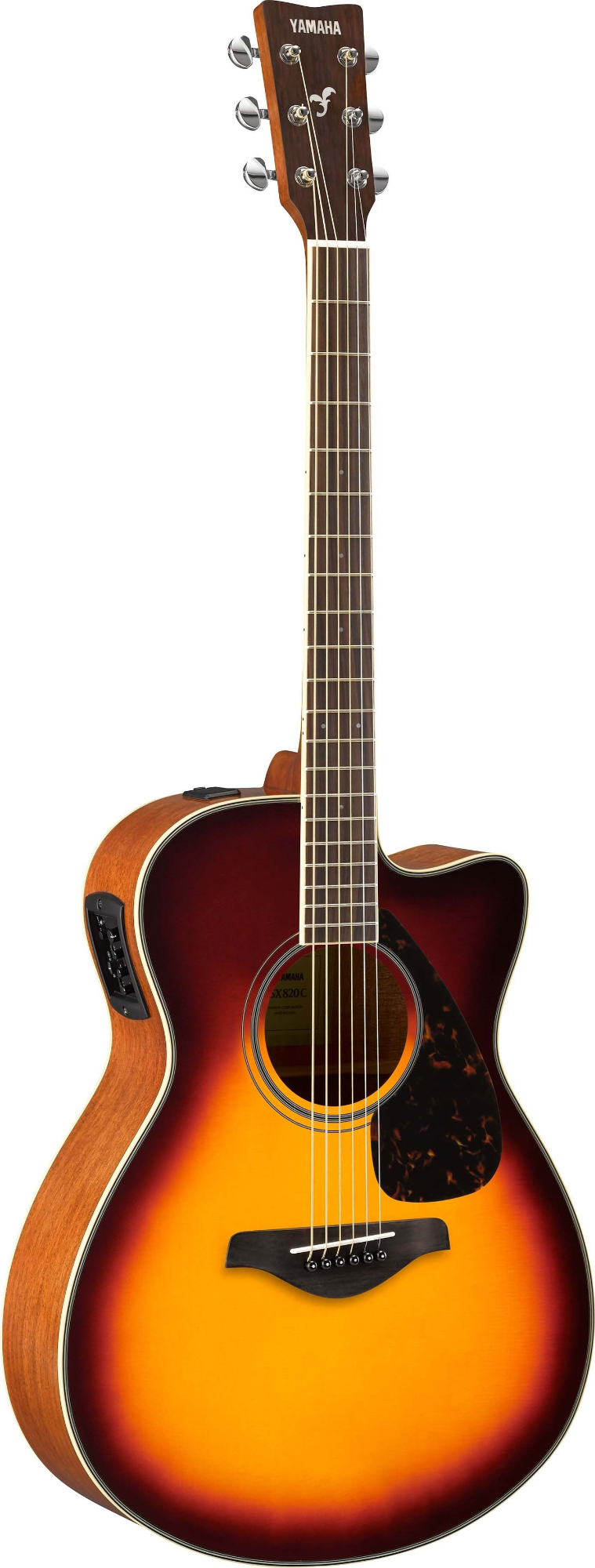 Yamaha FSX820C Concert Acoustic Electric Guitar - Brown Sunburst