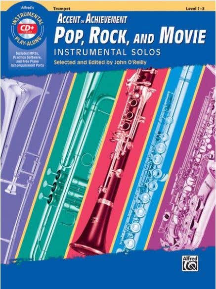 Aoa Pop Rock & Movie Solos Trumpet Bk/Cd
