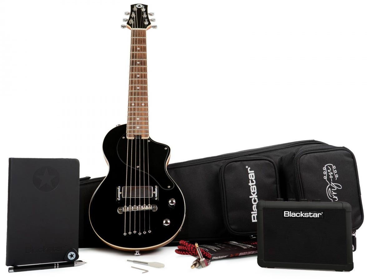 Blackstar Carry-on Guitar w/Bag + FLY amp package - Black