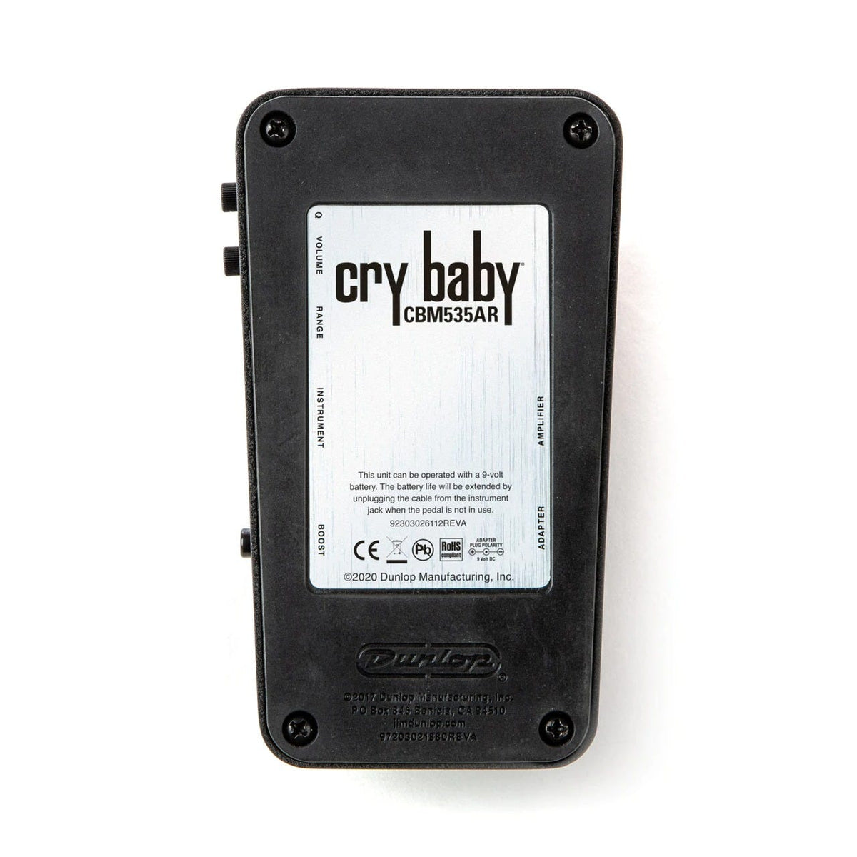 Dunlop Crybaby Q Mini 535Q Auto-Return Wah Pedal