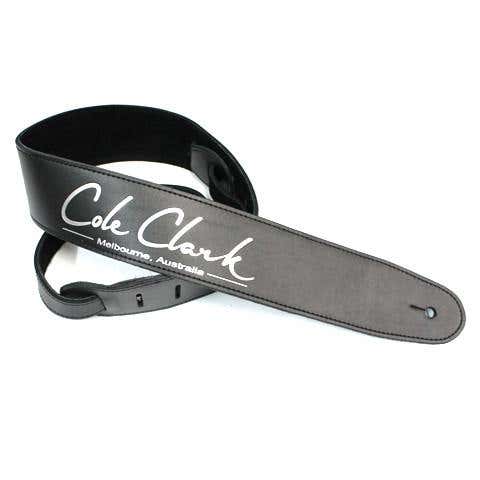 Cole Clark Leather Guitar Strap - Black