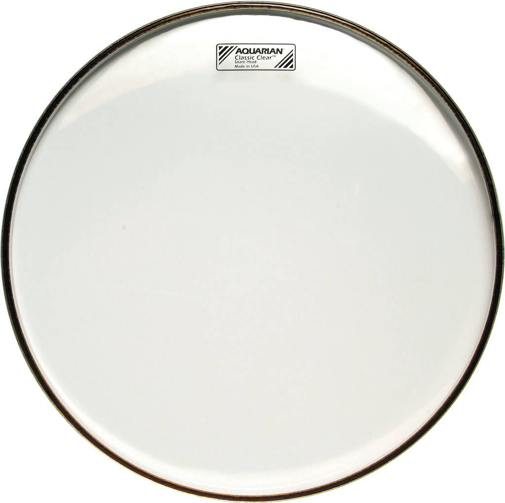 Aquarian 14 Inch Snare Drum Head Clear Snare Side Ccsn14 Classic Clear