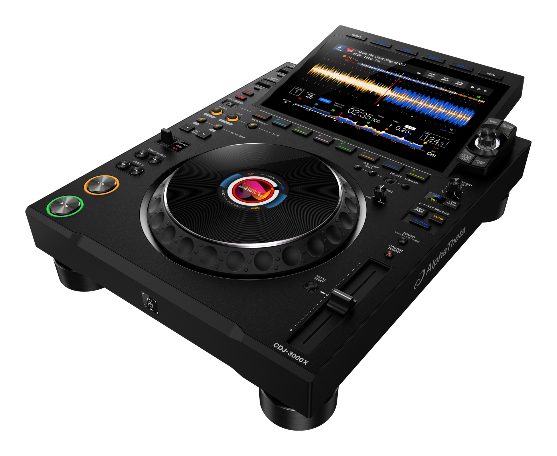 AlphaTheta CDJ-3000X Flagship Professional DJ Player