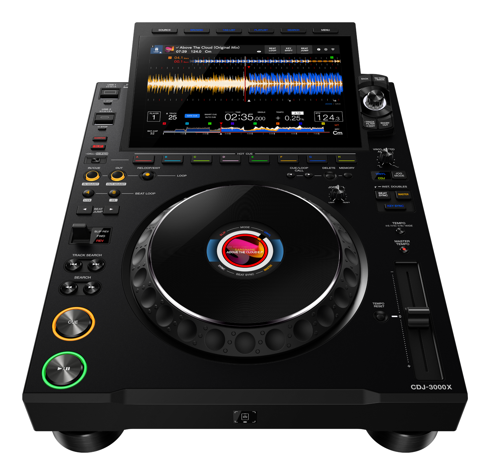 AlphaTheta CDJ-3000X Flagship Professional DJ Player