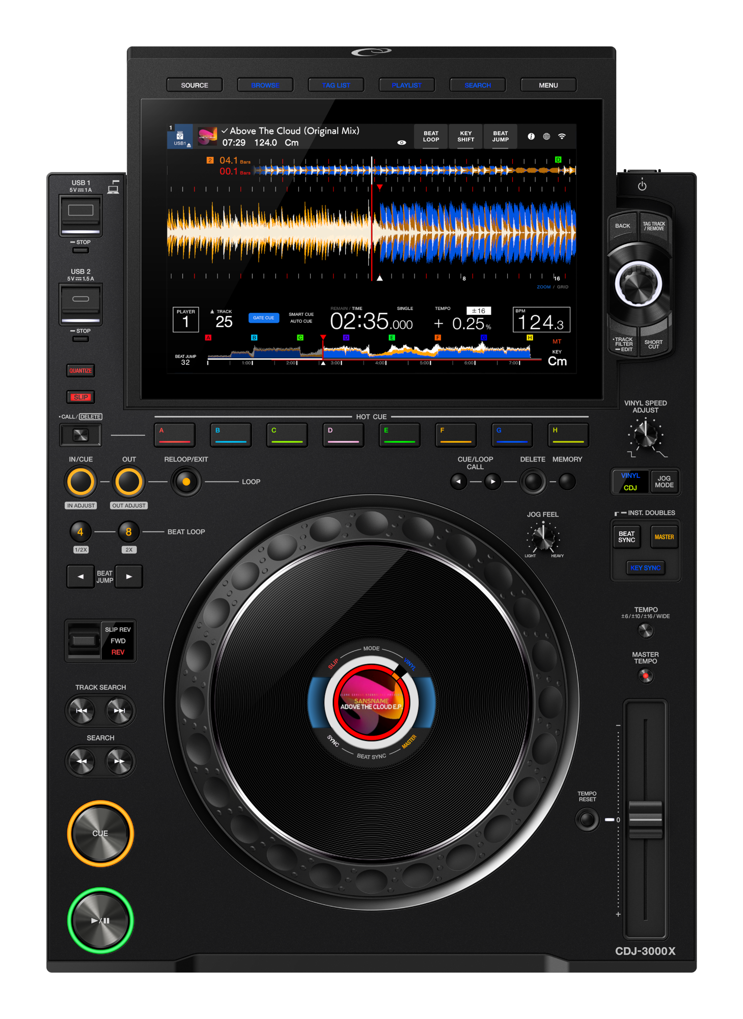 AlphaTheta CDJ-3000X Flagship Professional DJ Player