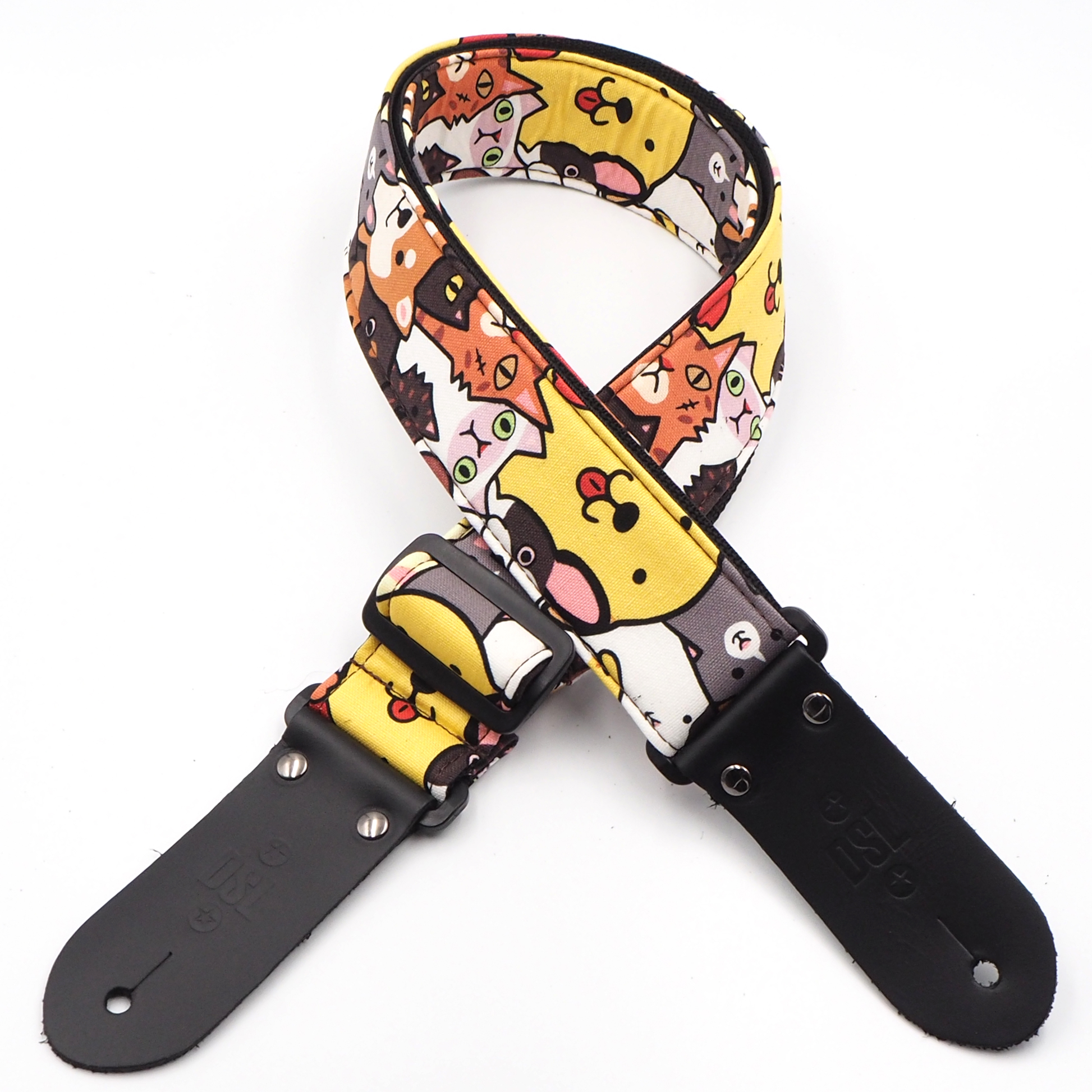 DSL Straps "Cats & Dogs" Fabric Guitar Strap