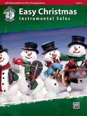 Easy Christmas Instrumental Solos Cello Bk/Cd