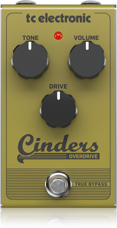 TC Electronic Cinders Overdrive Pedal