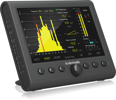 TC Electronic CLARITY M STEREO Stereo Audio Meter w/7" High Res Display and USB
