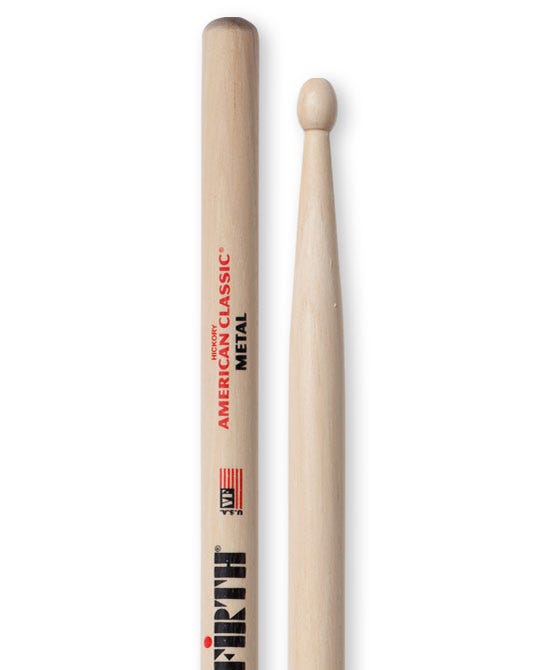 Vic Firth Metal Wood Tip Drumsticks