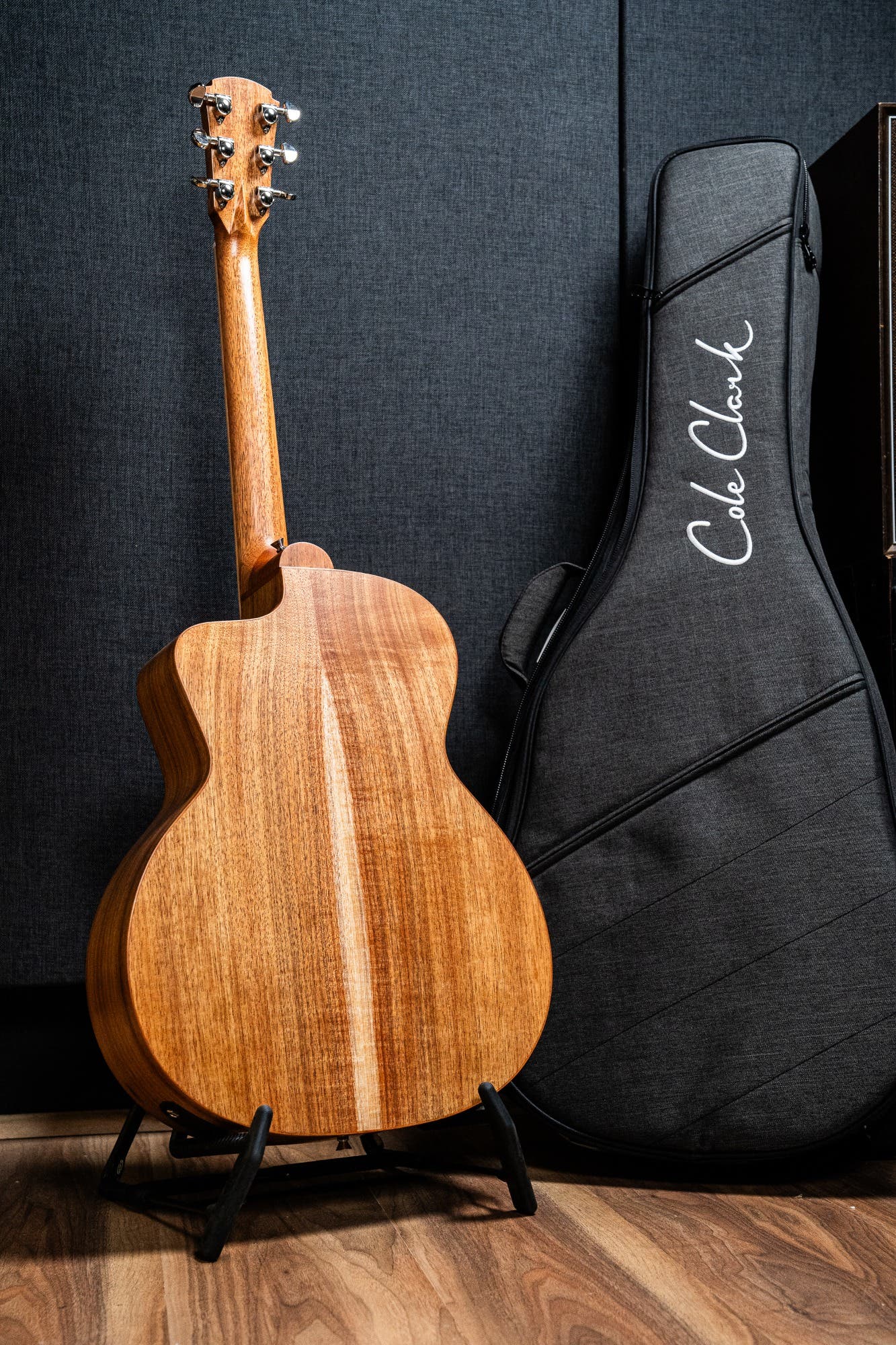 Cole Clark CCSAN1EC-BLBL Studio GA Acoustic Guitar - Blackwood