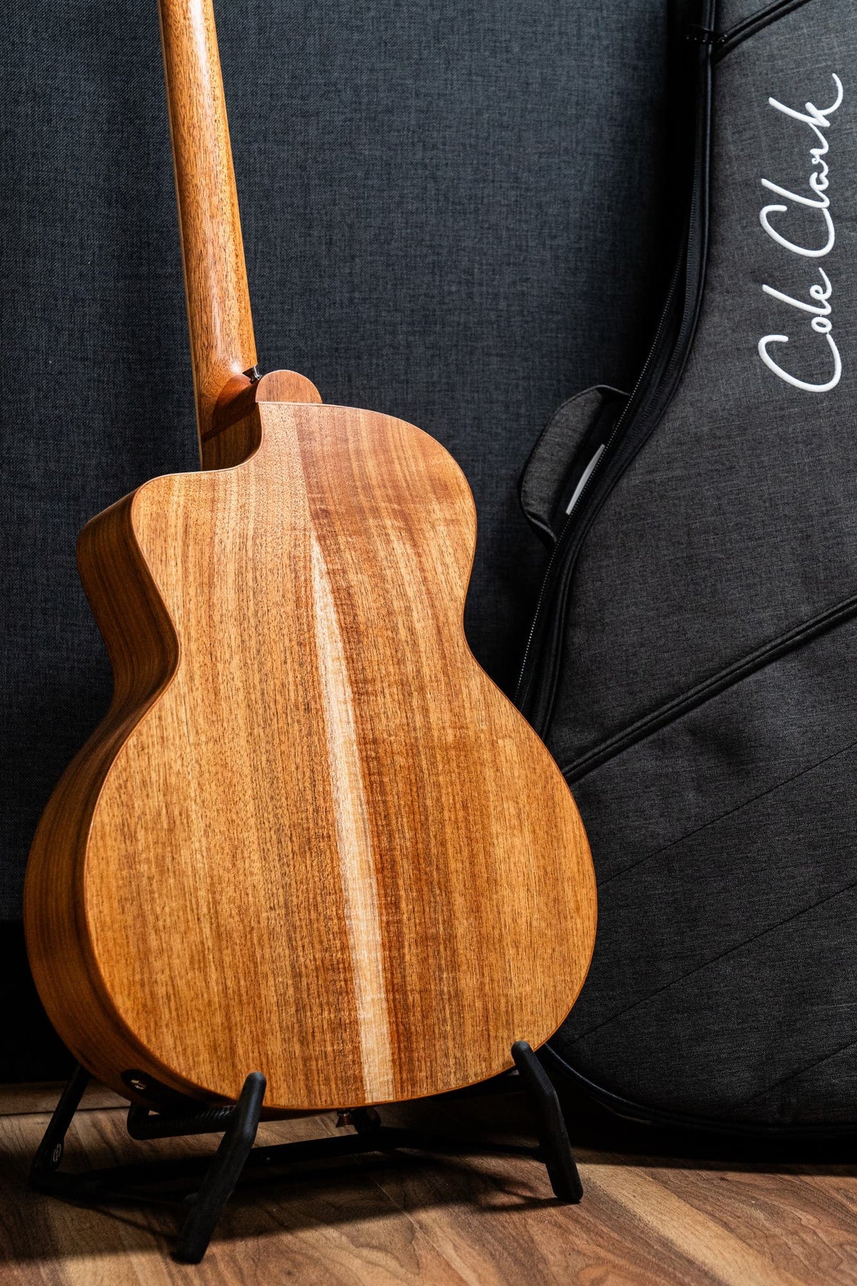 Cole Clark CCSAN1EC-BLBL Studio GA Acoustic Guitar - Blackwood