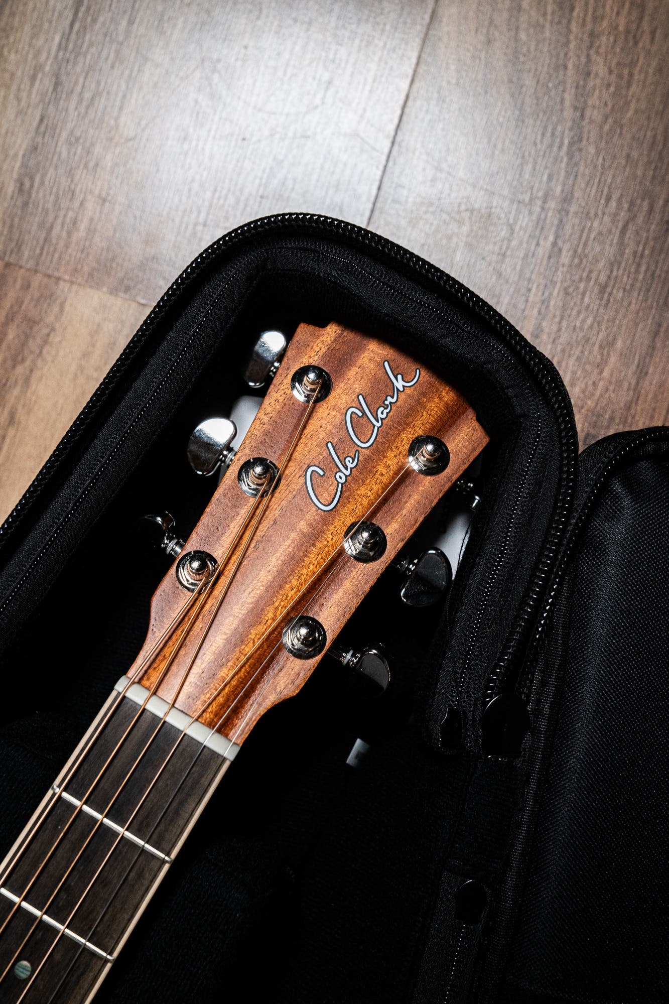 Cole Clark CCSAN1EC-BLBL Studio GA Acoustic Guitar - Blackwood