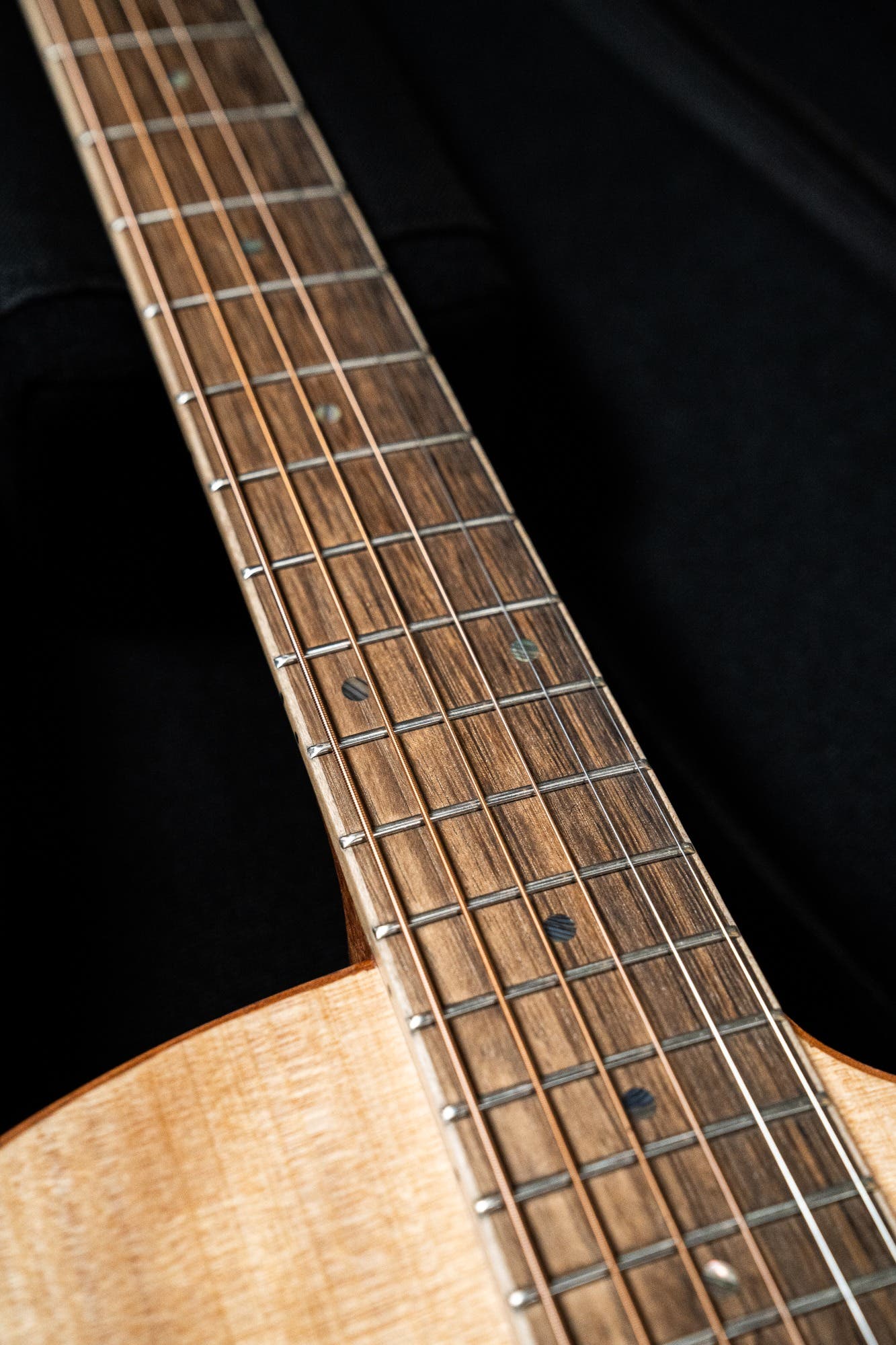 Cole Clark CCSAN1EC-BM Studio GA Acoustic Guitar - Bunya / Maple