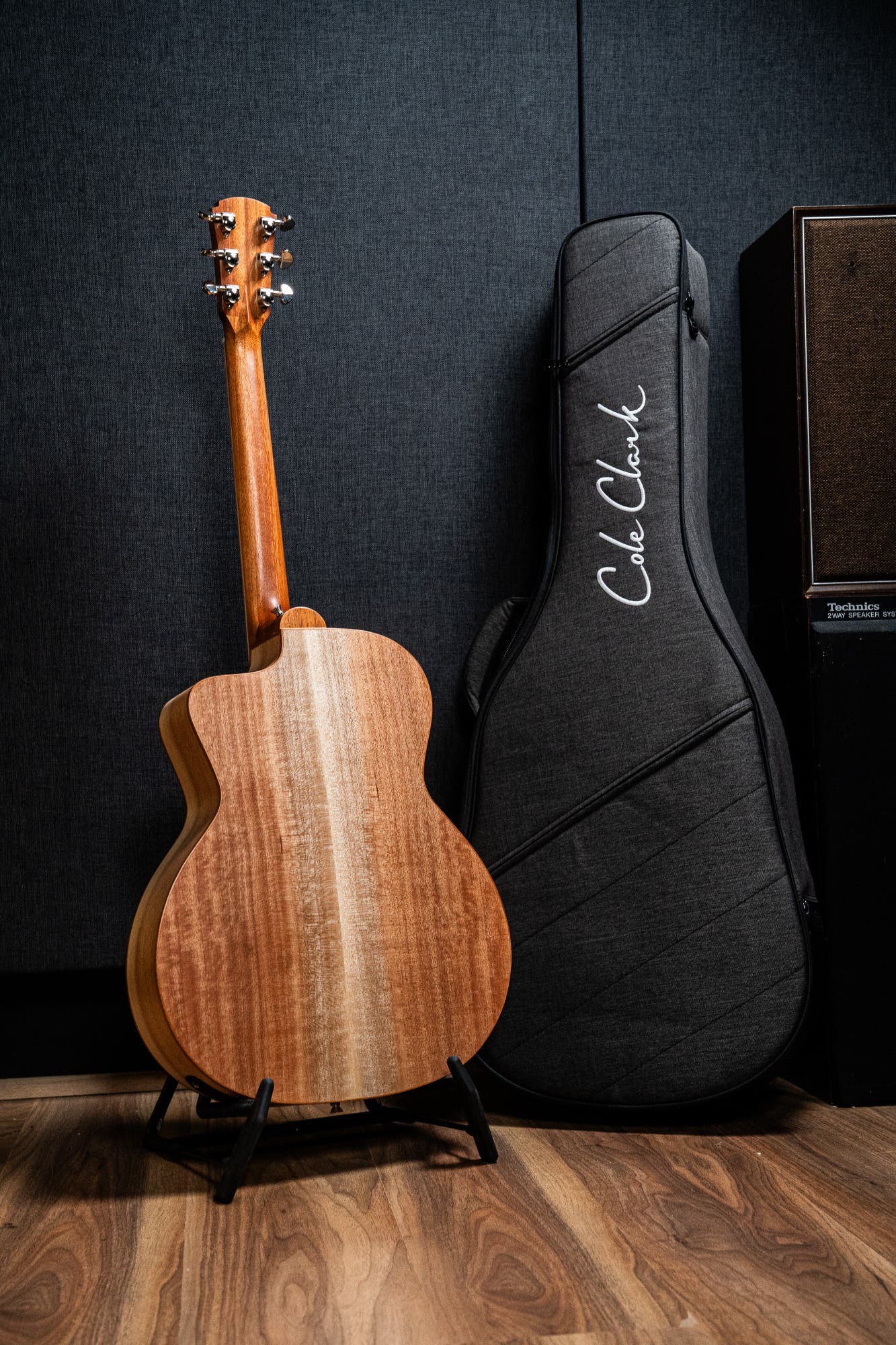 Cole Clark CCSAN1EC-RDM Studio GA Acoustic Guitar - Redwood / Maple