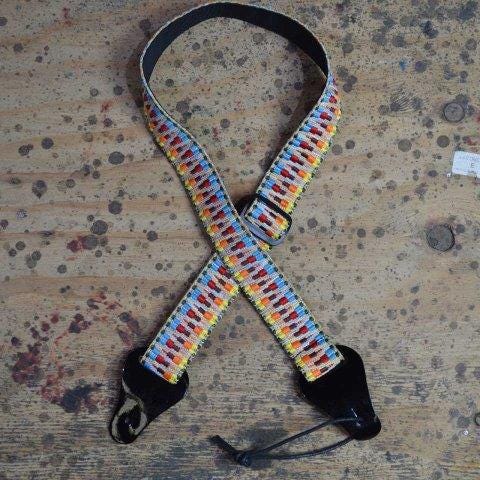 Colonial Leather Jacquard/Poly Ukulele Strap