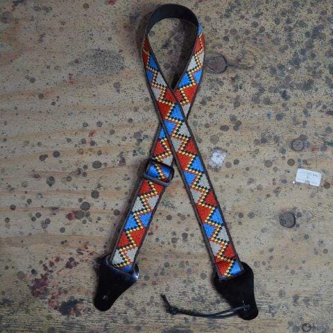 Colonial Leather Jacquard/Poly Ukulele Strap