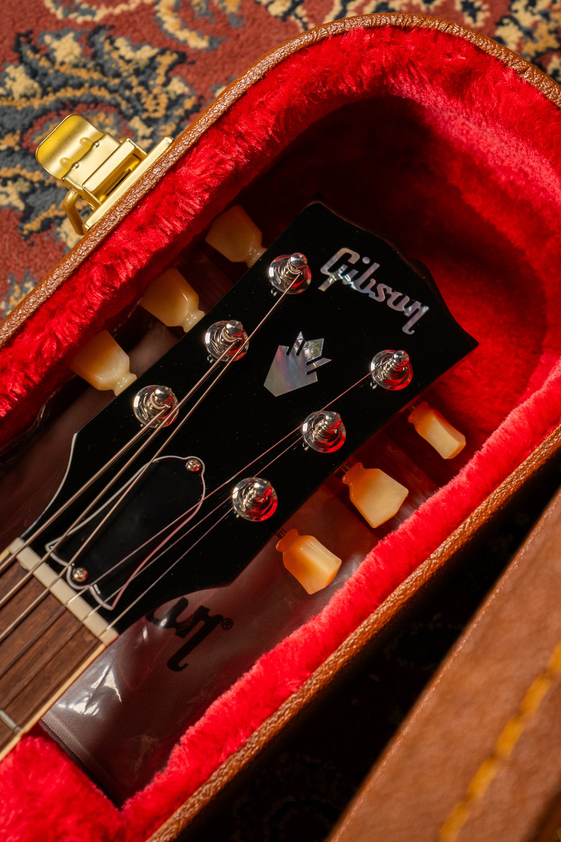 Gibson ES-335 Figured w/Case - Honey Amber - Pre-Owned