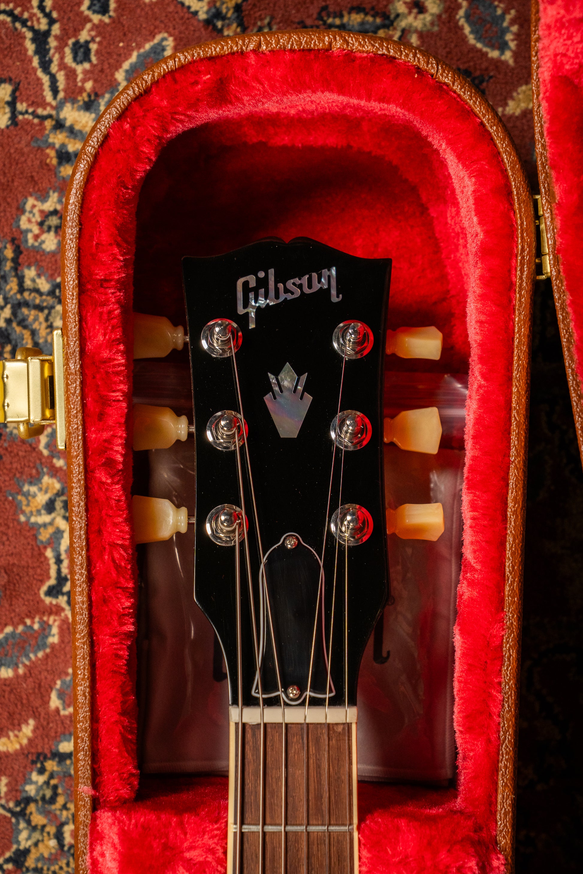 Gibson ES-335 Figured w/Case - Honey Amber - Pre-Owned