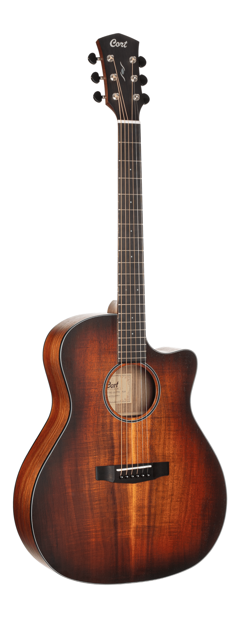 Cort Core-GA Blackwood Acoustic Guitar w/Soft Case - Open Pore Light Burst