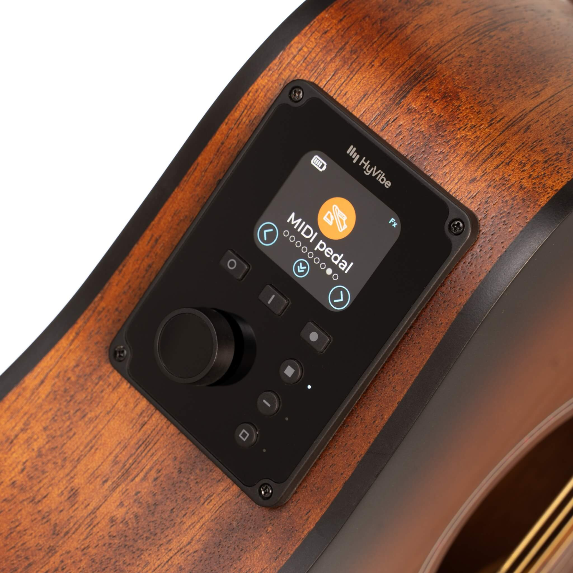 Cort Earth GO 3/4 Travel Acoustic w/HyVibe H2 Preamp / Effects - Brown Burst OP