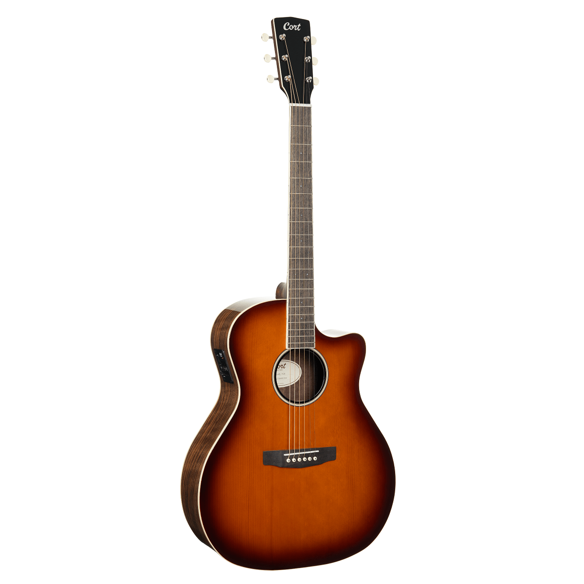 Cort Exotic-GA Acoustic Guitar - Walnut Sunburst