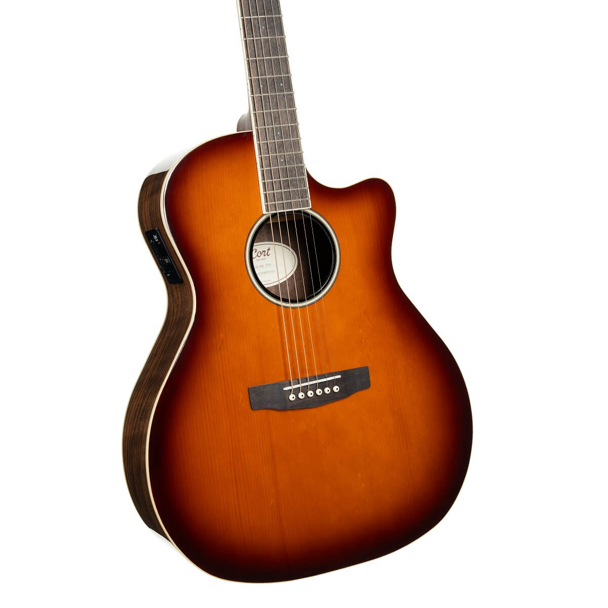 Cort Exotic-GA Acoustic Guitar - Walnut Sunburst