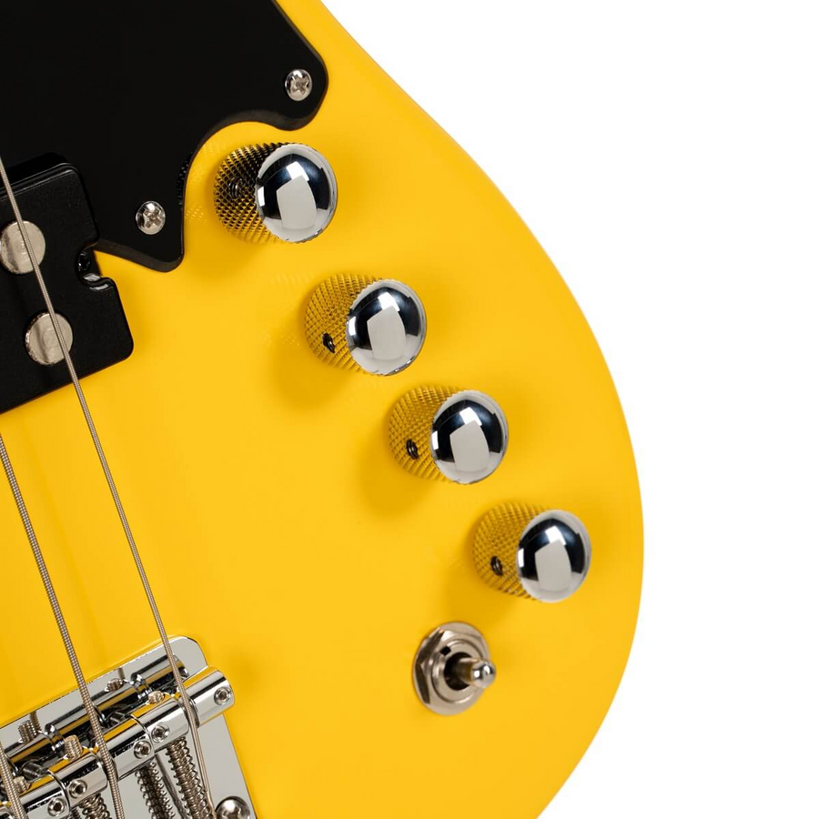 Cort GB-Short Scale Bass - Yellow Crush