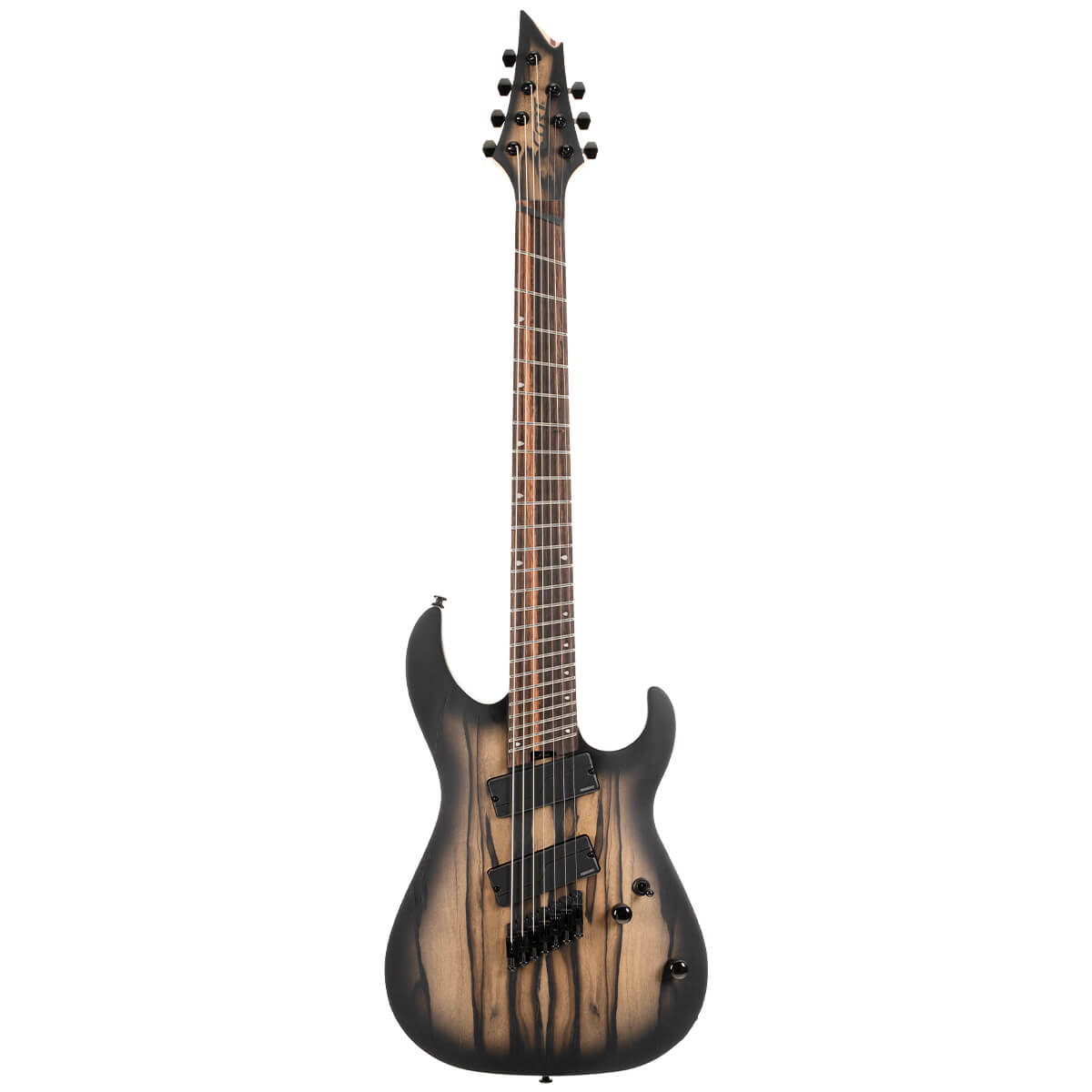 Cort KX507MS Pale Moon 7-String Multi-scale Electric Guitar - Natural Black Burst
