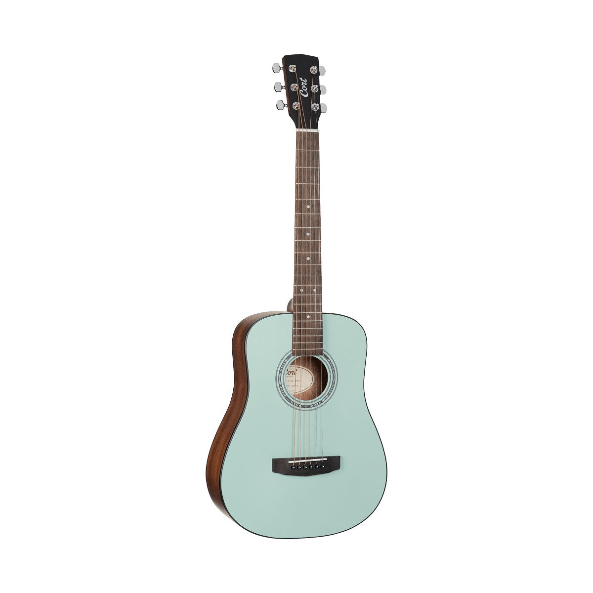 Cort AD-Mini Acoustic Guitar - Open Pore Green Mint