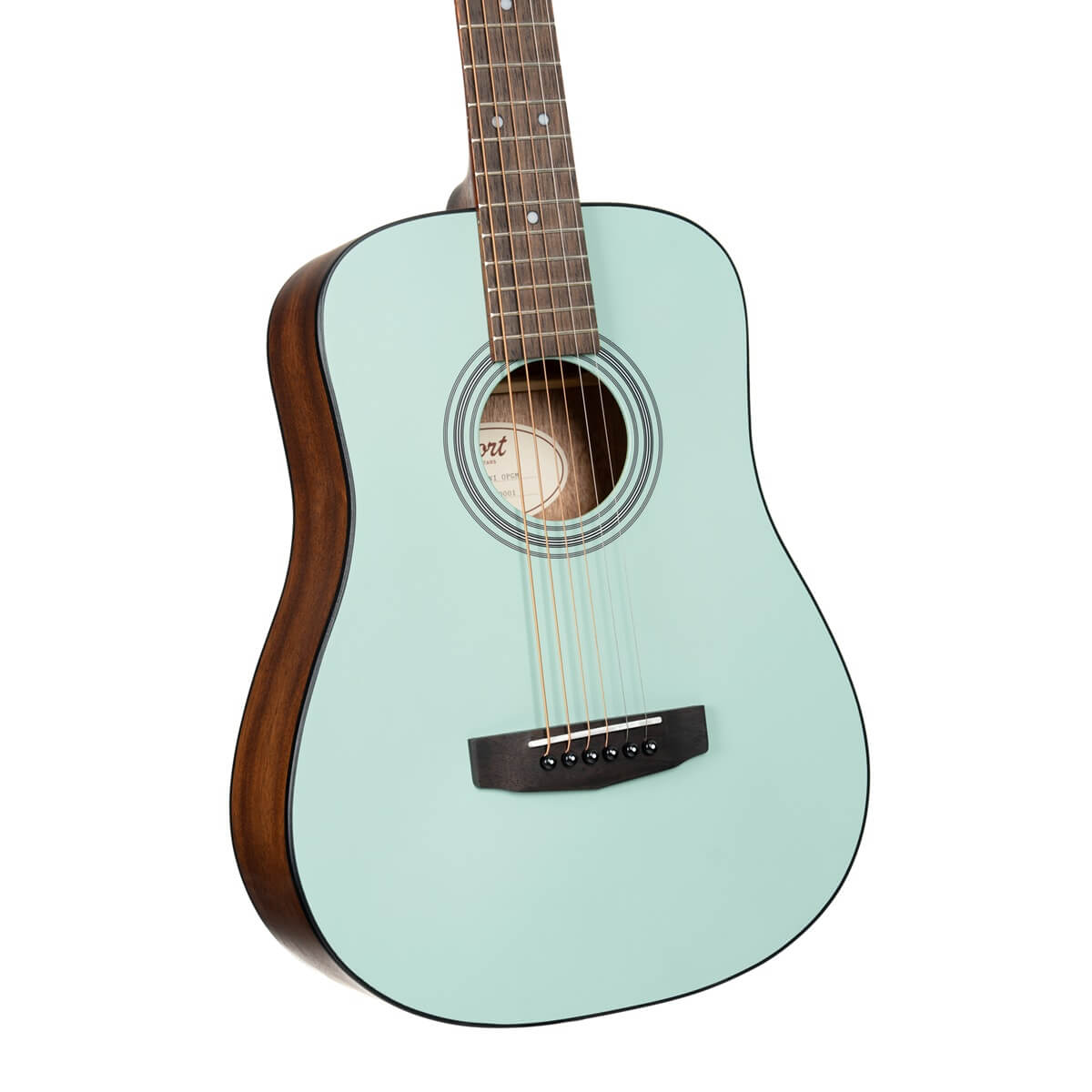 Cort AD-Mini Acoustic Guitar - Open Pore Green Mint