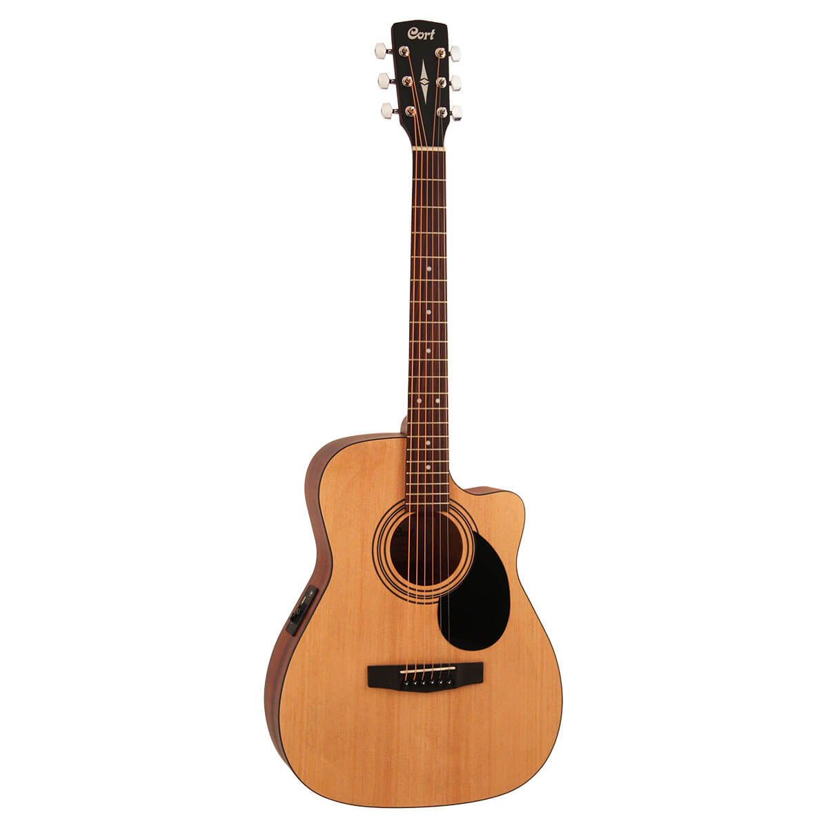 Cort AF515CE Acoustic Electric Guitar w/Bag - Natural