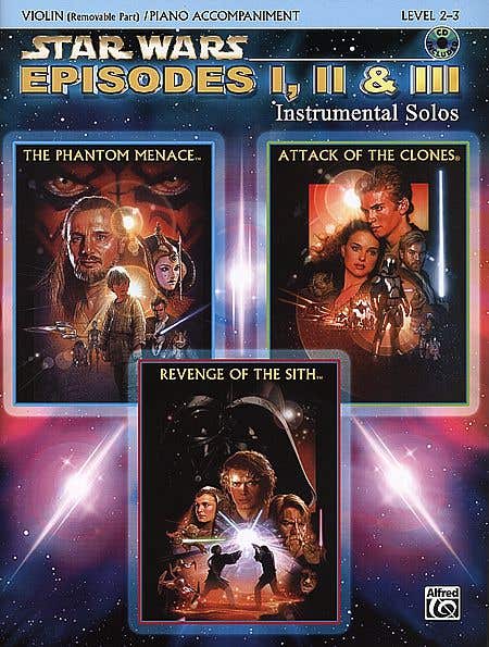 Star Wars Episode 1/2/3 Violin Solos Bk/Cd